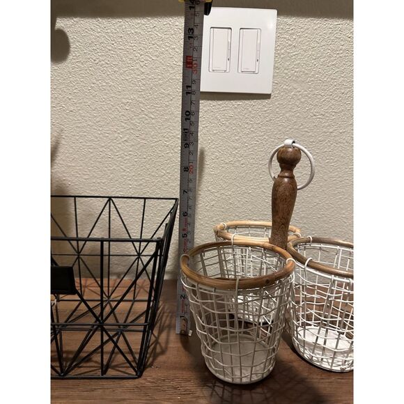 Home Decor Bundle (Basket, Pillow Covers & Accessory Holder) - Picture 11 of 11